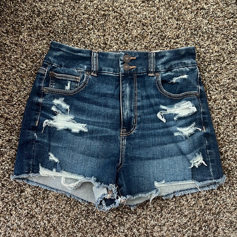 Curvy Hi-Rise Shortie American Eagle Shorts